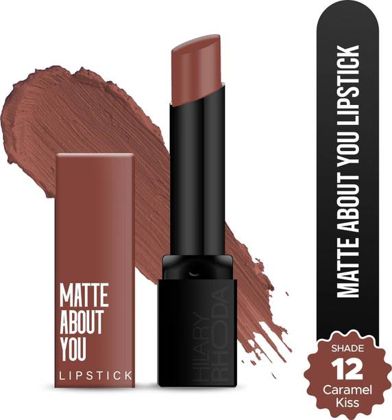Hilary Rhoda Matte About You Lipstick | Long Lasting & Highly Pigmented | Matte Finish