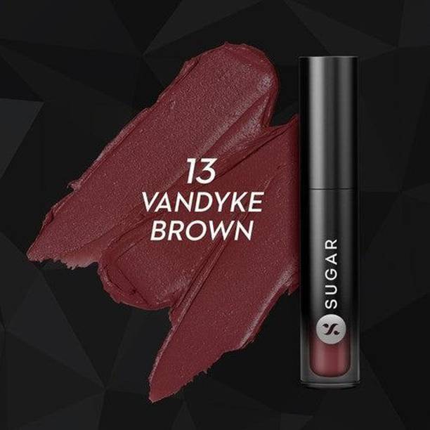 SUGAR POP Mousse Muse Maskproof Lip Cream 13 Vandyke Brown 5ML for girls