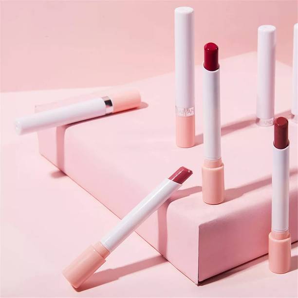 hich 4PCS Cigarette Lipstick Matte Velvet Long Lasting Waterproof