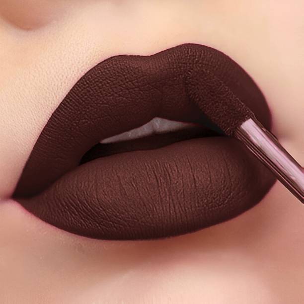 Bella Bloom Coffee brown lipstick matte waterproof for women 5ml