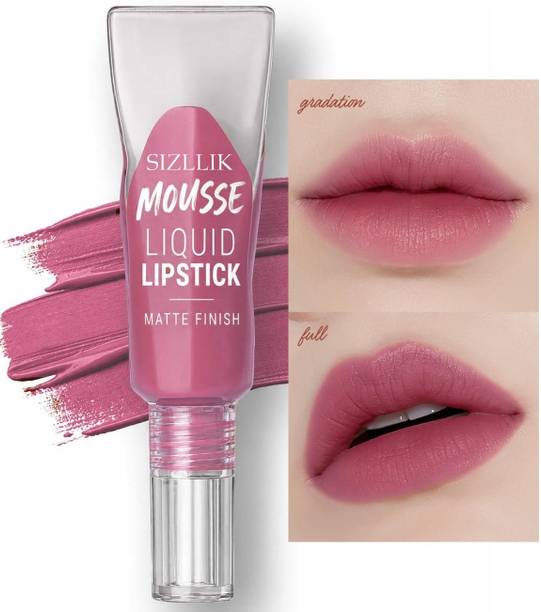 SIZLLIK Trendy Liquid Mousse Matte Lipstick Rich Color Longwear Finish