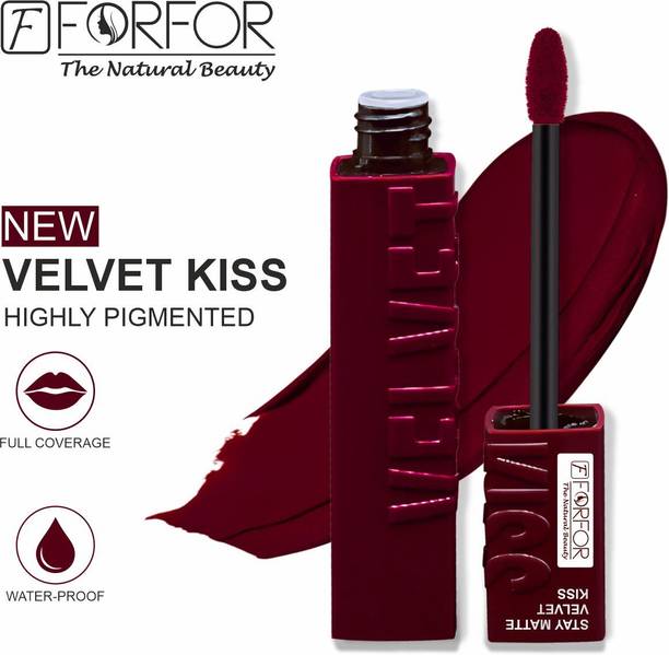 फॉरफोर Velvet Kiss Matte Liquid Lipstick – Pack of 1