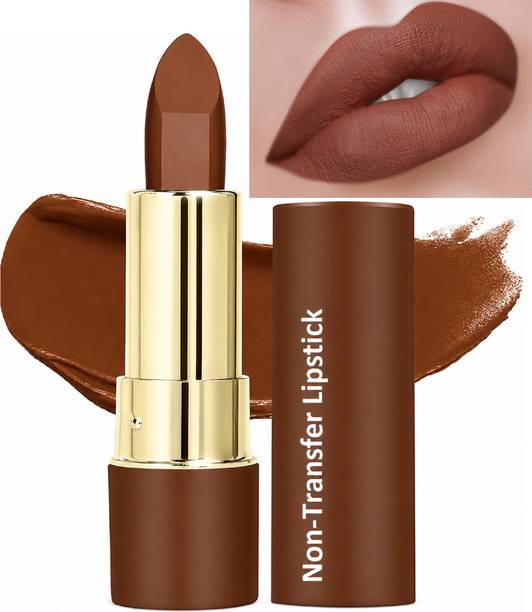 DARYUE Deep Mocha Brown Lipstick Non Transfer Long Lasting Finish
