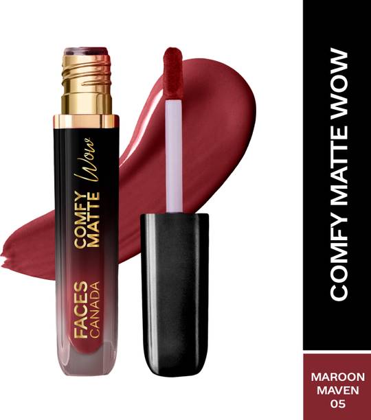 फेसेस कनाडा Comfy Matte Wow Liquid Lipstick | Highly Pigmented
