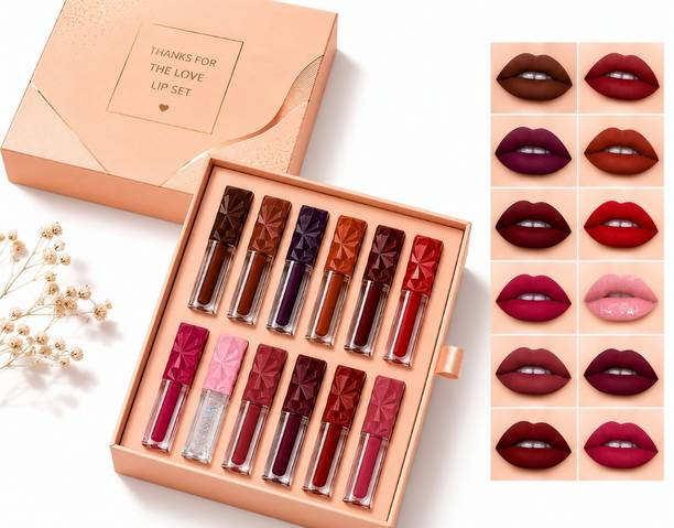lip ray PremiumBlushNudeLipColorSet