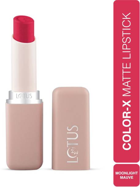 LOTUS MAKE - UP Color X Matte Lipstick Moonlight Mauve-27, Long-Lasting, Highly Pigmented