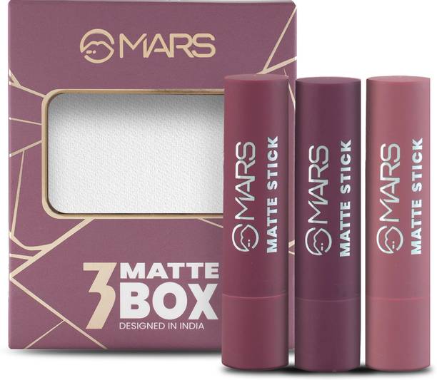 MARS 3 Plums Shades Matte Lipstick Box Set
