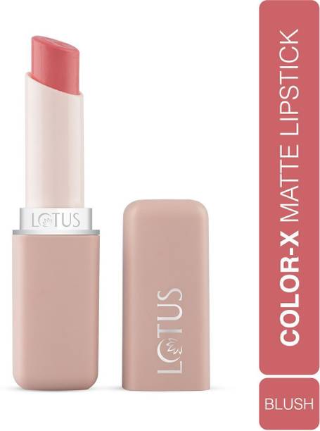 LOTUS MAKE - UP Color X Matte Lipstick|Smudge Proof, Bold & Highly Pigmented | Vitamin E Infused