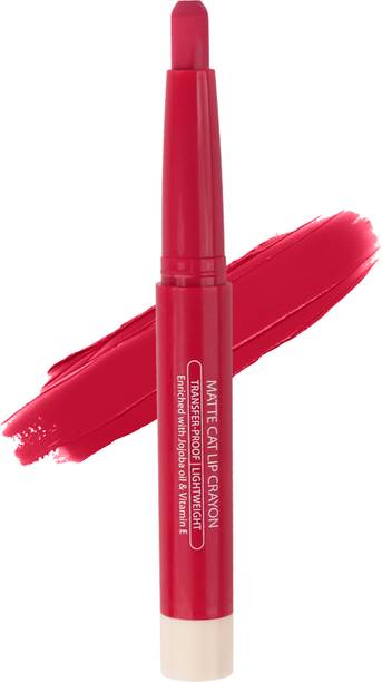 maliao Matte Cat Lip Crayon Transfer Proof Lightweight Lipstick