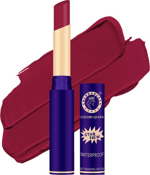COLORS QUEEN Lips Non Transfer Waterproof Smudge Proof Long Lasting Matte Lipstick