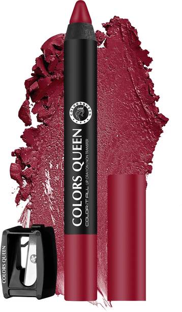 COLORS QUEEN Color It All Highly Pigmented Long Lasting Non Transfer Matte Crayon Lipstick