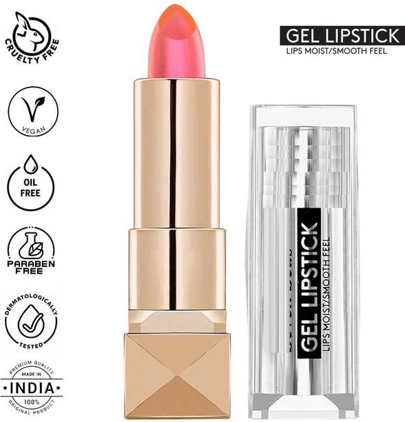 GFSU Gel Lipstick Lips Moist Smooth Touch, Semi-Glossy Finish
