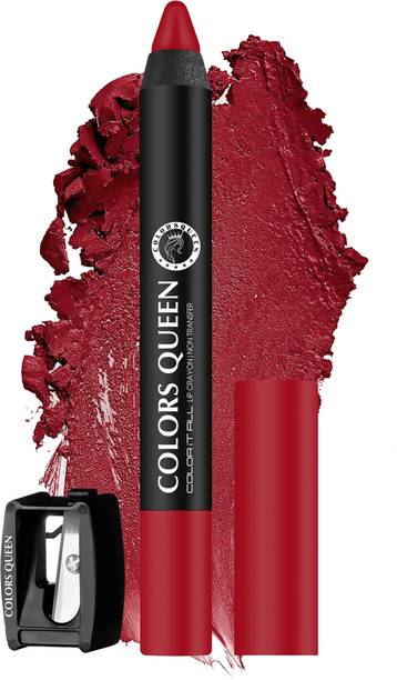 COLORS QUEEN Color It All Highly Pigmented Long Lasting Non Transfer Matte Crayon Lipstick