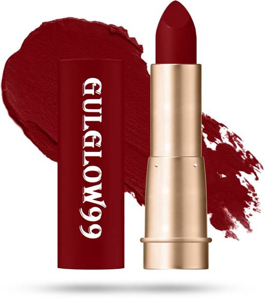 GULGLOW99 Matte Lipstick Full Coverage Long Lasting Lipstick Blood Red