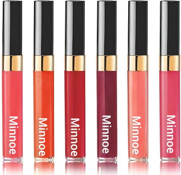 MINNOE Liquid Matte Mini Lipstick Kit | Long Lasting, Transfer-Proof & Non-Drying