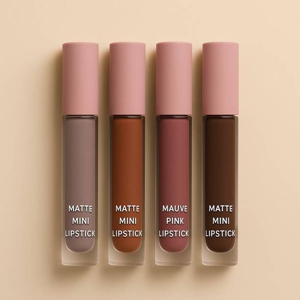 BR Belle Rosa Best Nude Mini Matte Lipsticks – Set of 4 for Flawless Finish