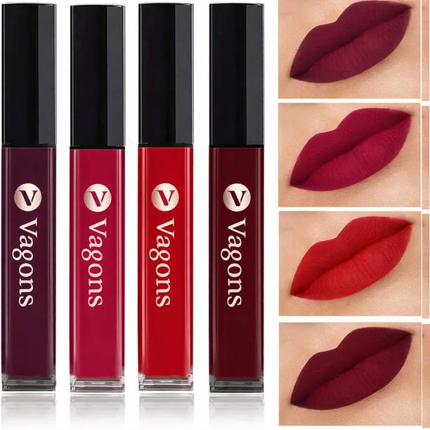 Vagons Non Transfer Smudge Proof Longlasting Sensational Liquid Matte Lipstick