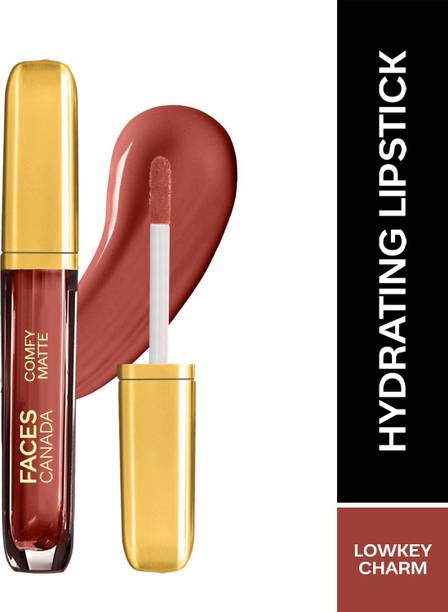 FACES CANADA Comfy Matte Liquid Lipstick| 10HR Stay | No Dryness