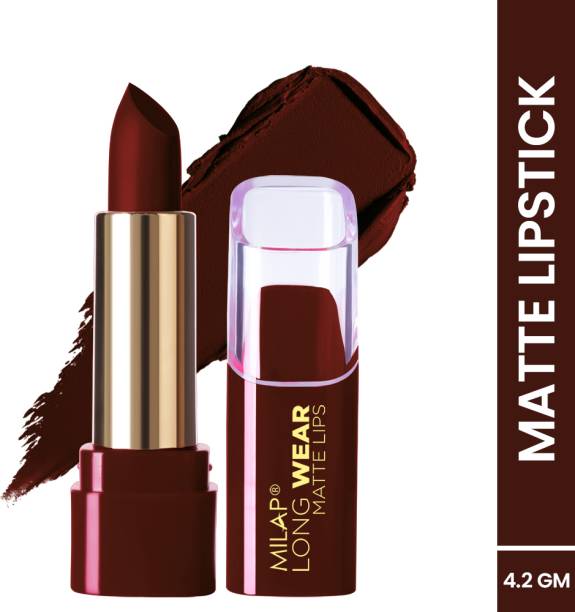 MILAP Long Wear Matte Lipstick, Highly Pigmented Lipsticks for Women