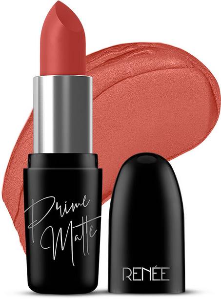 Renee Prime Matte Lipstick - Lightweight, Long-Lasting, Non-Drying, with Vitamin E
