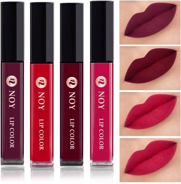 NOY Non Transfer Professionally Longlasting Liquid Lipstick Combo Set Of 4 #NL111