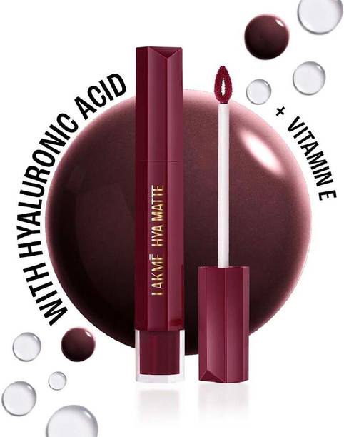 Lakmé 9to5 Hya Matte Lip Liquid + Hyaluronic Acid PowerhousePlum 5.3ml