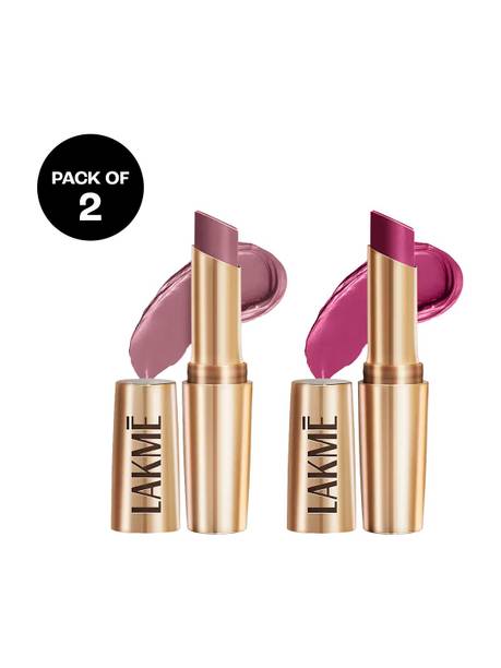 Lakmé Primer + Matte Lipstick Pack of 2