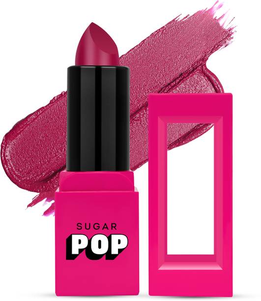 शुगर पॉप Satin Matte Luxe Lipstick 03 Tulip - Long-wearing | Full Coverage