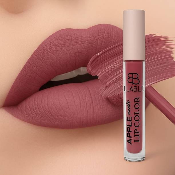 Bella Bloom Solid pink liquid lipstick long-lasting matte finish and waterproof