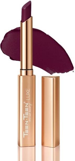 तीन तीन Luxe Matte Lipstick, Long Lasting, Non Transfer, Velvety Matte Finish,Upto 12Hrs
