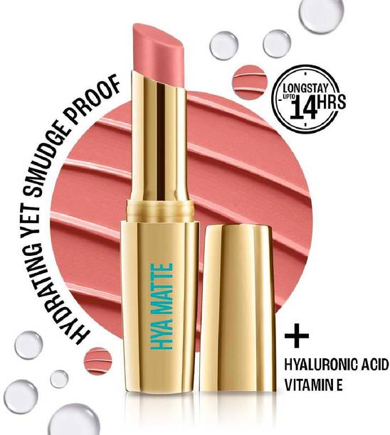 Lakmé 9to5 Hya Matte Lipstick Vacation Nude 3.6gm