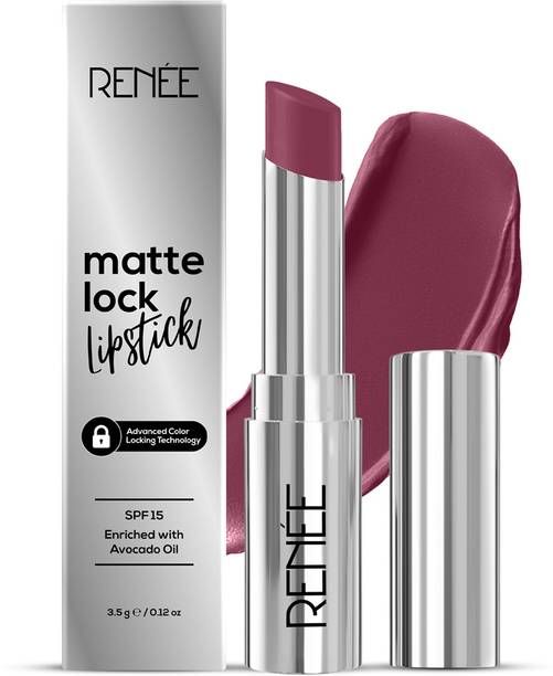 Renee Matte Lock Lipstick, Ultra Matte Finish, Moisturizing, Long Lasting & Weightless