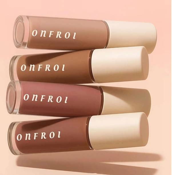 Onfroi 4 in 1 Nude Matte Mini
Liquid Lipstick Set | Long Lasting Travel
Size