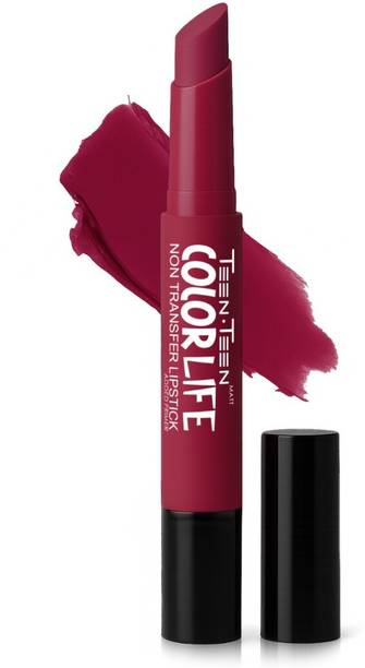 Teen Teen Color Life Nontransfer Lipstick with Primer and Long Lasting, Matte Finish