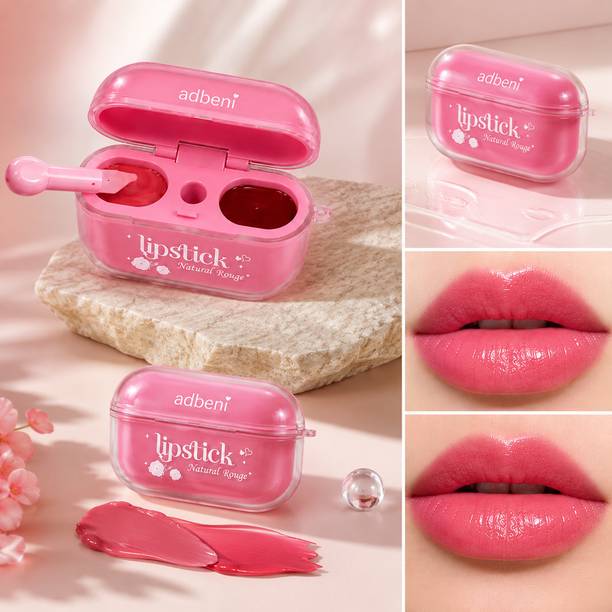 adbeni Lip Glaze Matte & Gloss Cream | Earphone Design | Smooth Lightweight Finish