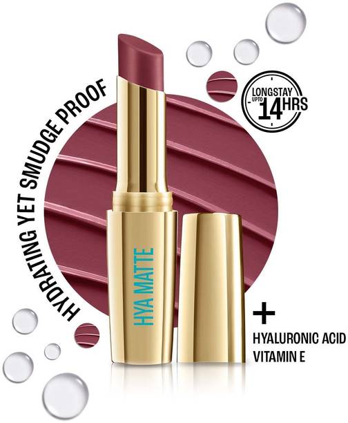 Lakmé 9to5 Hya Matte Lipstick Afterhours Wine 3.6gm