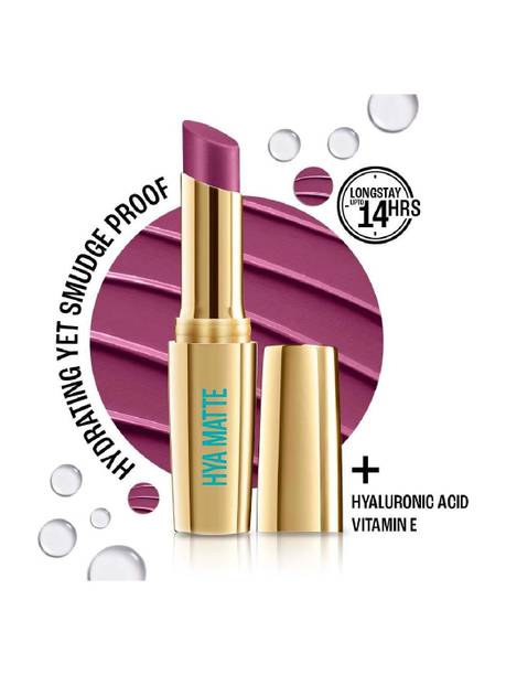 Lakmé 9to5 Hya Matte Lipstick Meetup Mauve 3.6gm