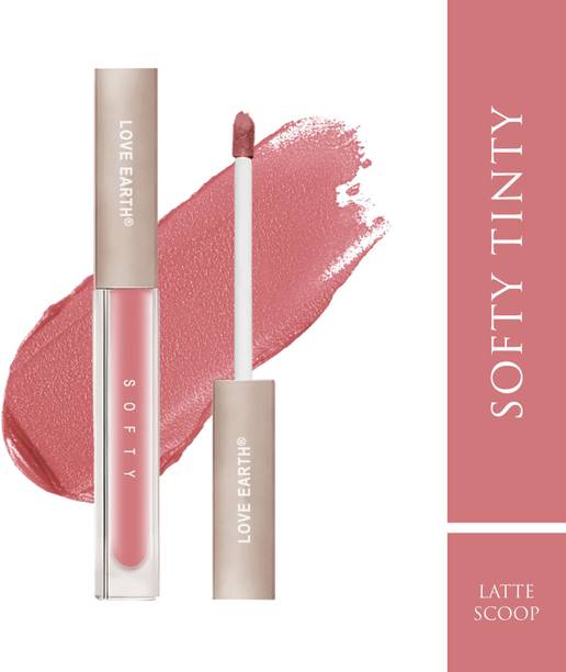 LOVE EARTH Softy Tinty Lipstick - Latte Scoop| Vitamin E