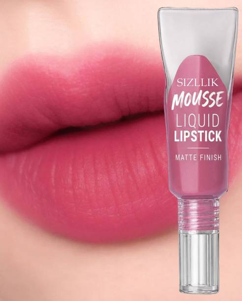 SIZLLIK Waterproof Liquid Mousse Matte Lipstick Comfortable Long Wear Color