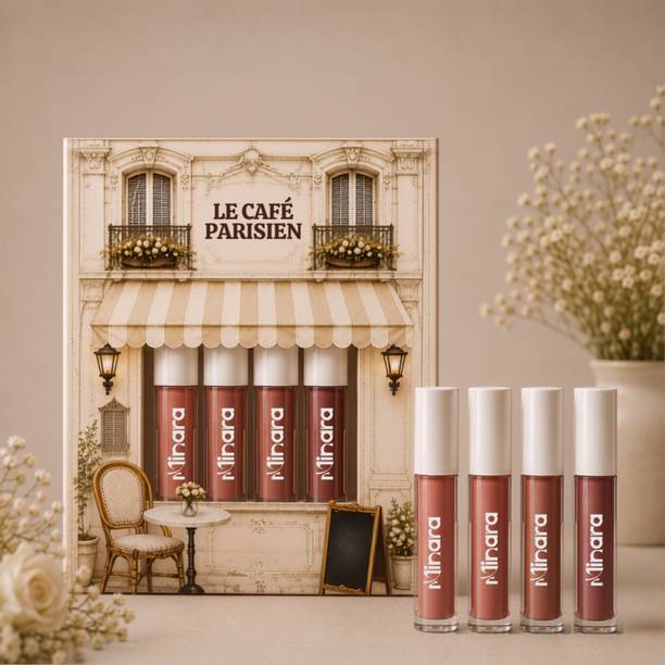MINARA Matte Liquid Lipstick Pack of 4 - Nudes