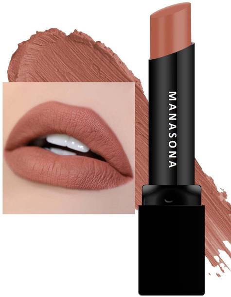 manasona Women Matte Lipstick - Long-Lasting, Smudge-Proof & Hydrating Formula