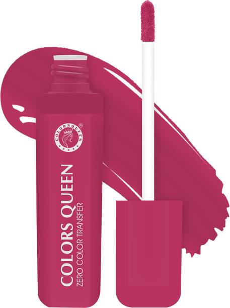 COLORS QUEEN Zero Color Transfer Lightweight, Waterproof, Long Lasting Liquid Matte Lipstick