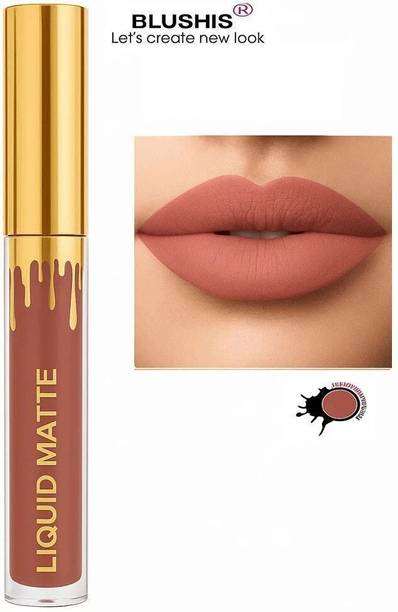 BLUSHIS Non Transfer Smudge Proof Longlasting Sensational Liquid Matte Lipstick