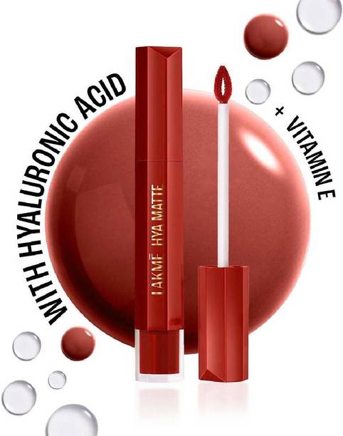 Lakmé 9to5 Hya Matte Lip Liquid + Hyaluronic Acid Boss Lady Brick 5.3ml