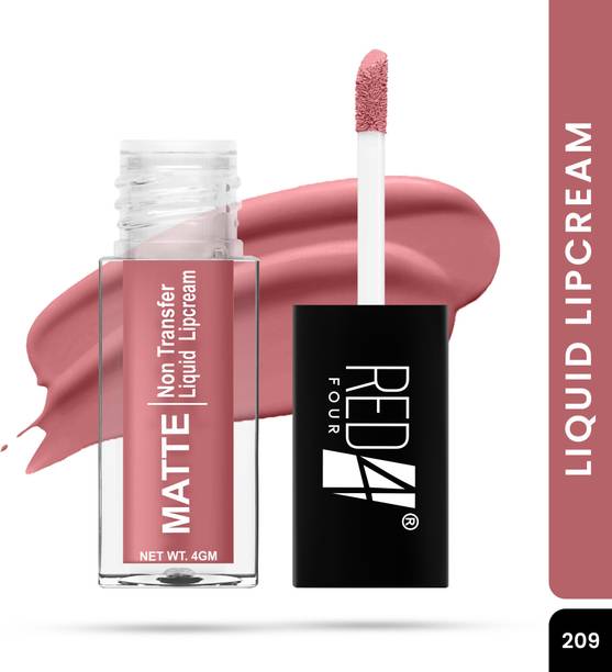 RED4 Miss Perfect Liquid Lip Cream | Non Transfer Matte Liquid Lipstick