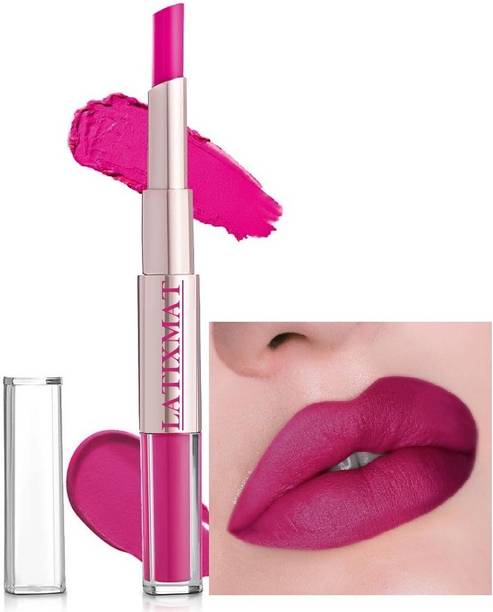 Latixmat Long Wear Matte Lipstick 2 in 1 dual lipstick/pink/