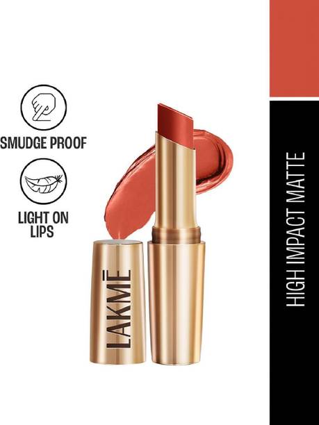 Lakmé 9TO5 Primer + Matte Lip Color Brick Blush