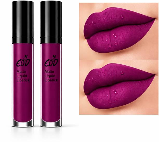 EOD Matte Liquid Lipstick Set of 2 | Rich Pigment | Non-Drying Formula