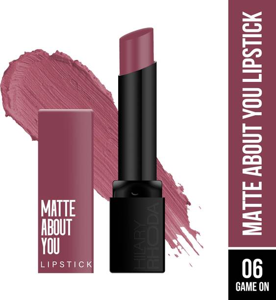 Hilary Rhoda Matte About You Lipstick | Long Lasting & Highly Pigmented | Matte Finish