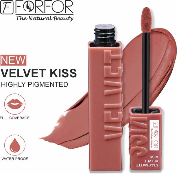 FORFOR Velvet Kiss Matte Liquid Lipstick – Pack of 1